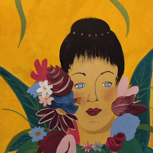 Blumenfrau